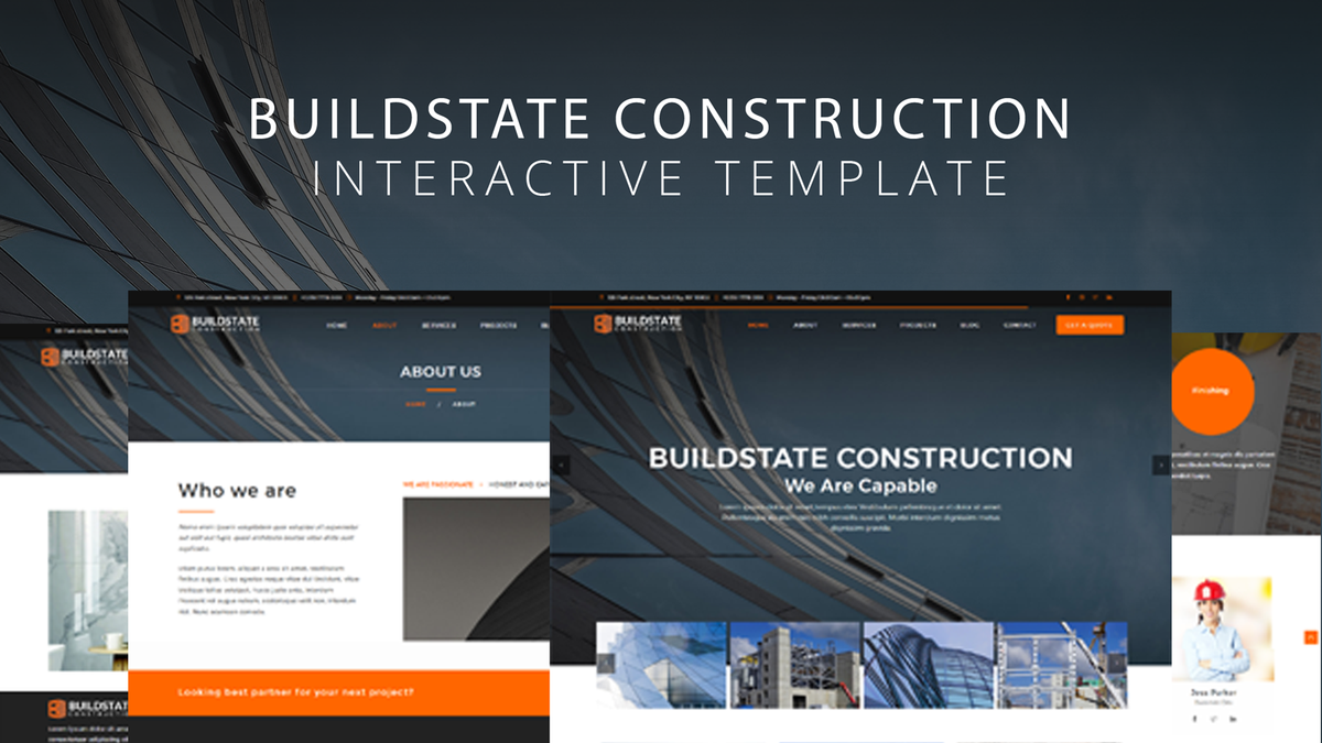Buildstate – Interactive HTML5 Website Template for Construction & Architecture