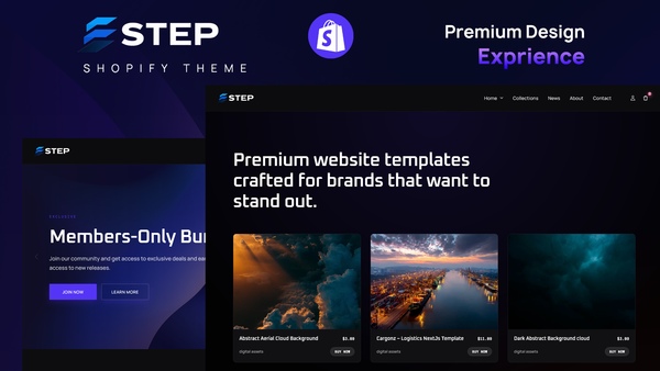 STEP – Shopify Theme 2.0 for Selling Digital Products