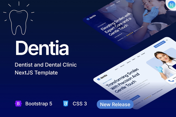 Dentia - Dentist & Dental Clinic Nextjs Template